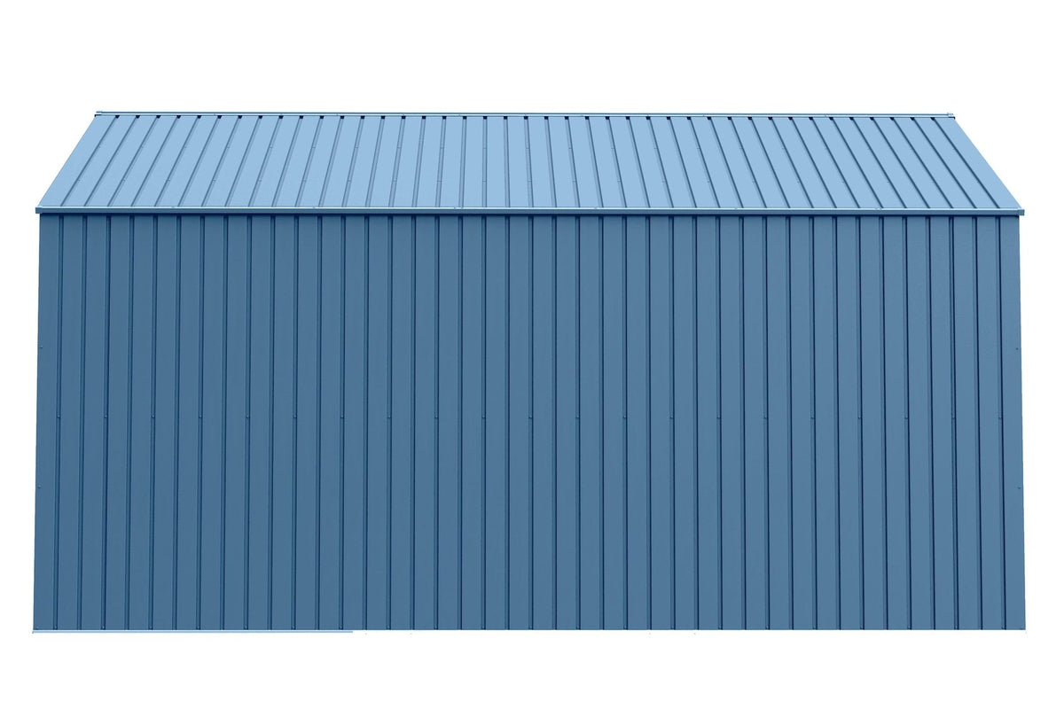 Elite 12x14-ft Blue Grey Corrosion-Resistant Steel Shed