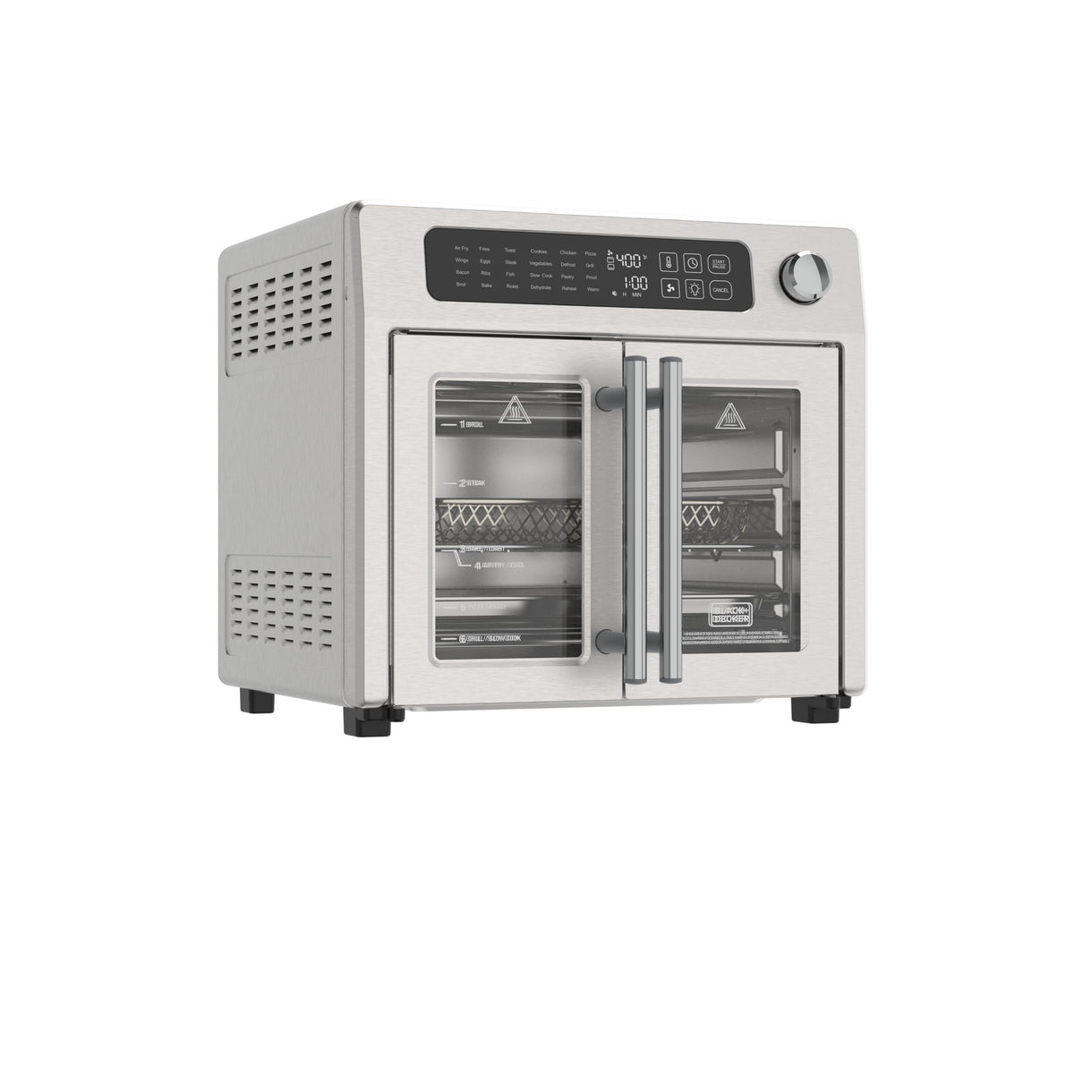 French Door Toaster Oven and Air Fryer, 26-Qt