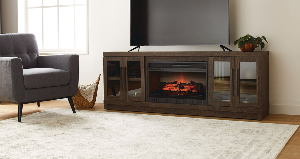 Oakridge Media Fireplace, 68-in