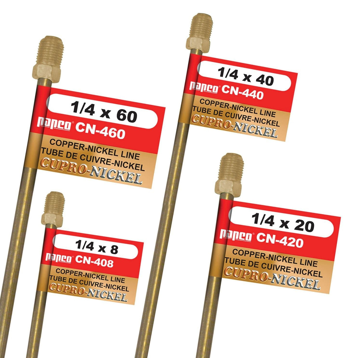 CN440 Copper Nickel Brake Line, Standard, 40 x 1/4-in Please make sure this part fits your need
