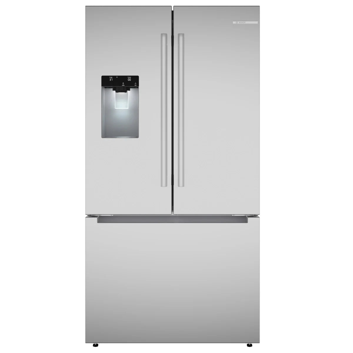 33 in. 18 cu ft. Stainless Steel Counter Depth French Door Refrigerator with Frost Free Design