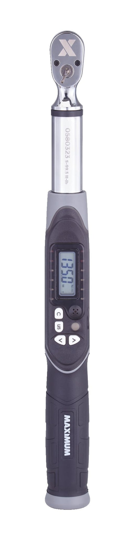 3/8-in Drive Digital Torque Wrench, 5-99.5 ft-lbs