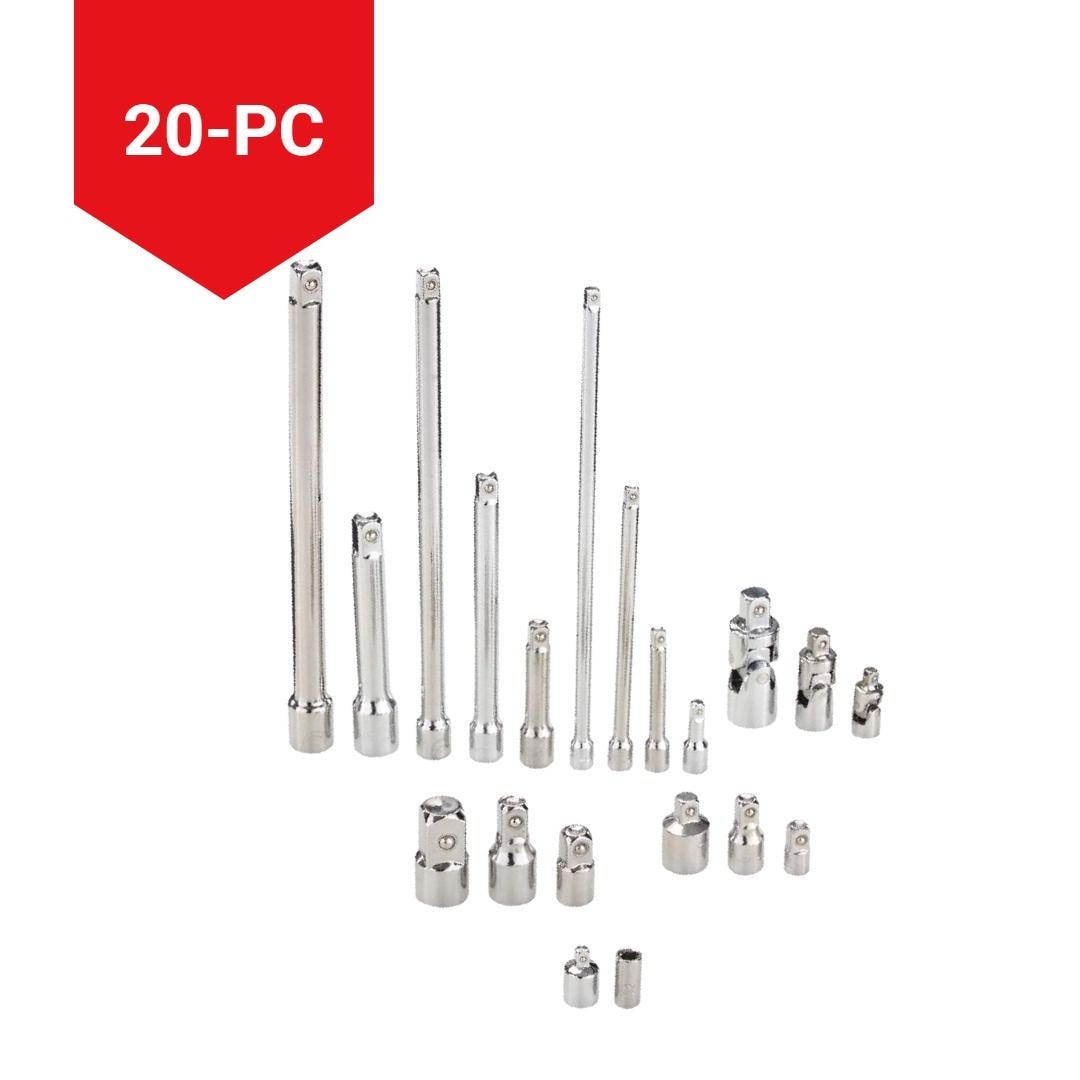 Extension Tool & Socket Accessory Set, 20-pc