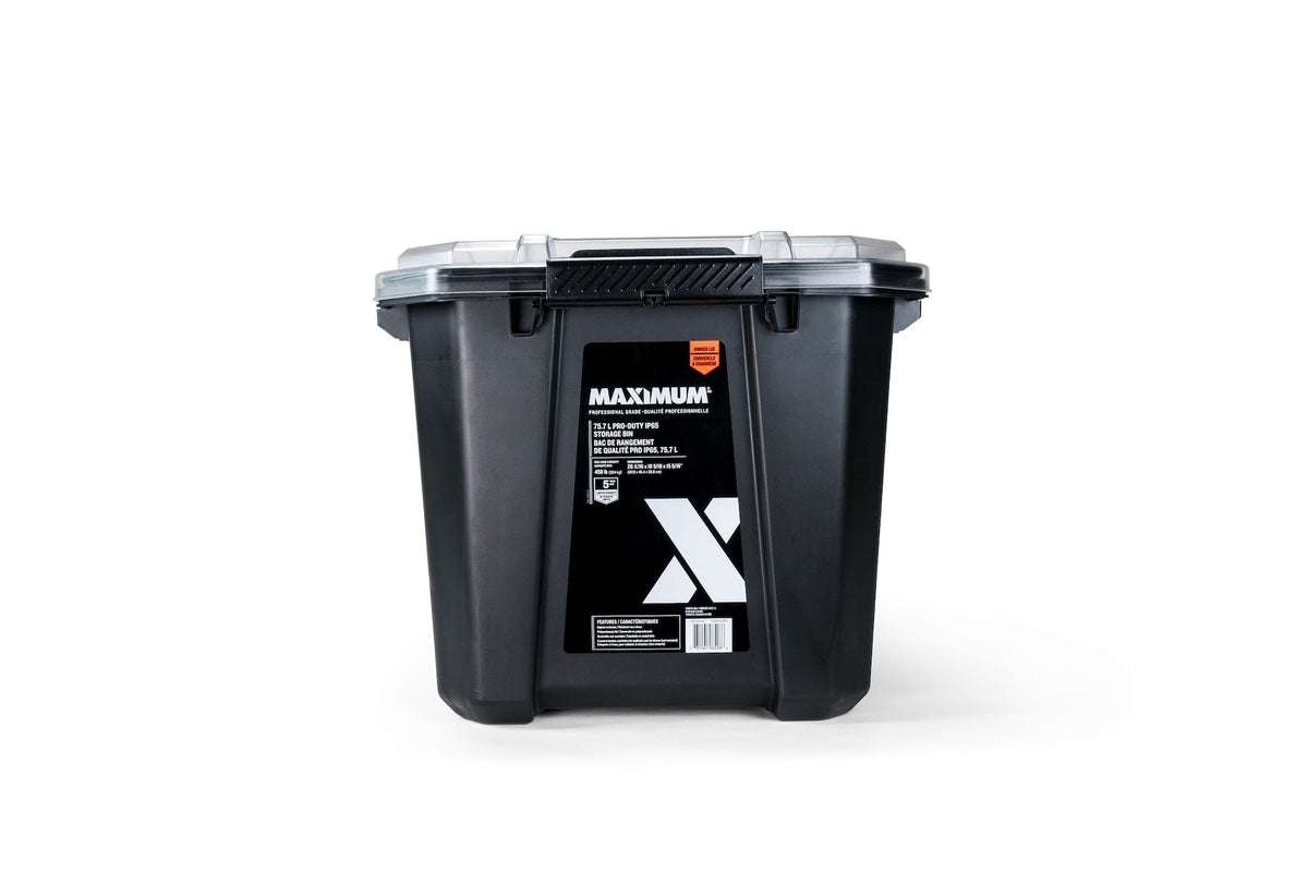 Pro Duty Storage Box with Secure Closure, 75.7-L