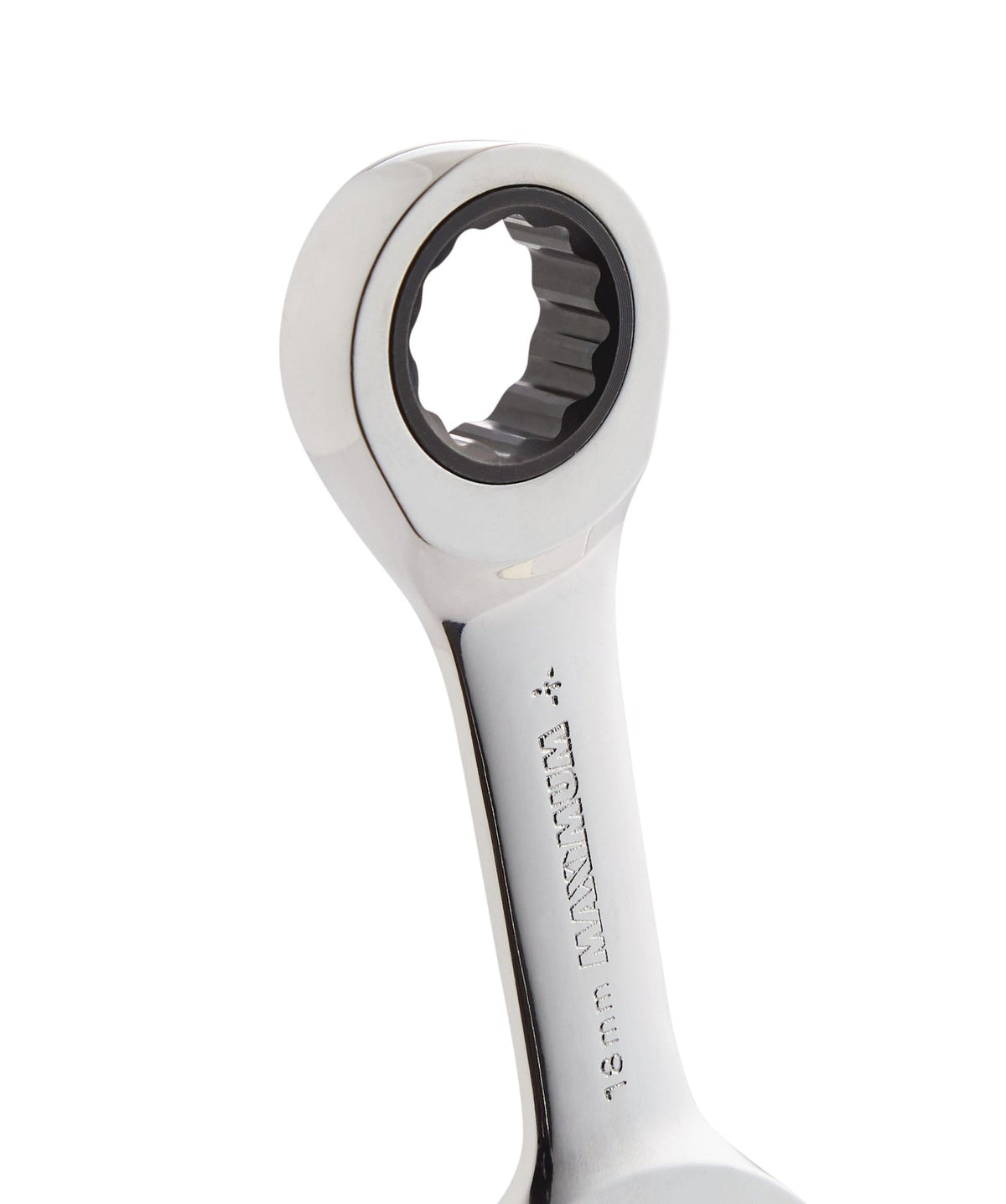 Stubby Ratcheting Wrench Set, Metric, Nickel-Chrome Plating, 7-pc