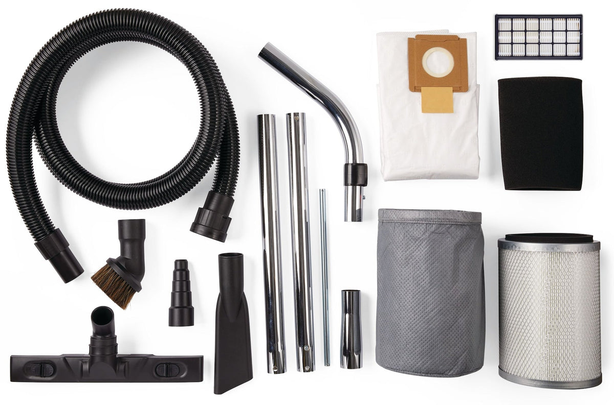 VK811PH HEPA Certified Wet/Dry Shop Vacuum with Hose and Accessories, 30-L