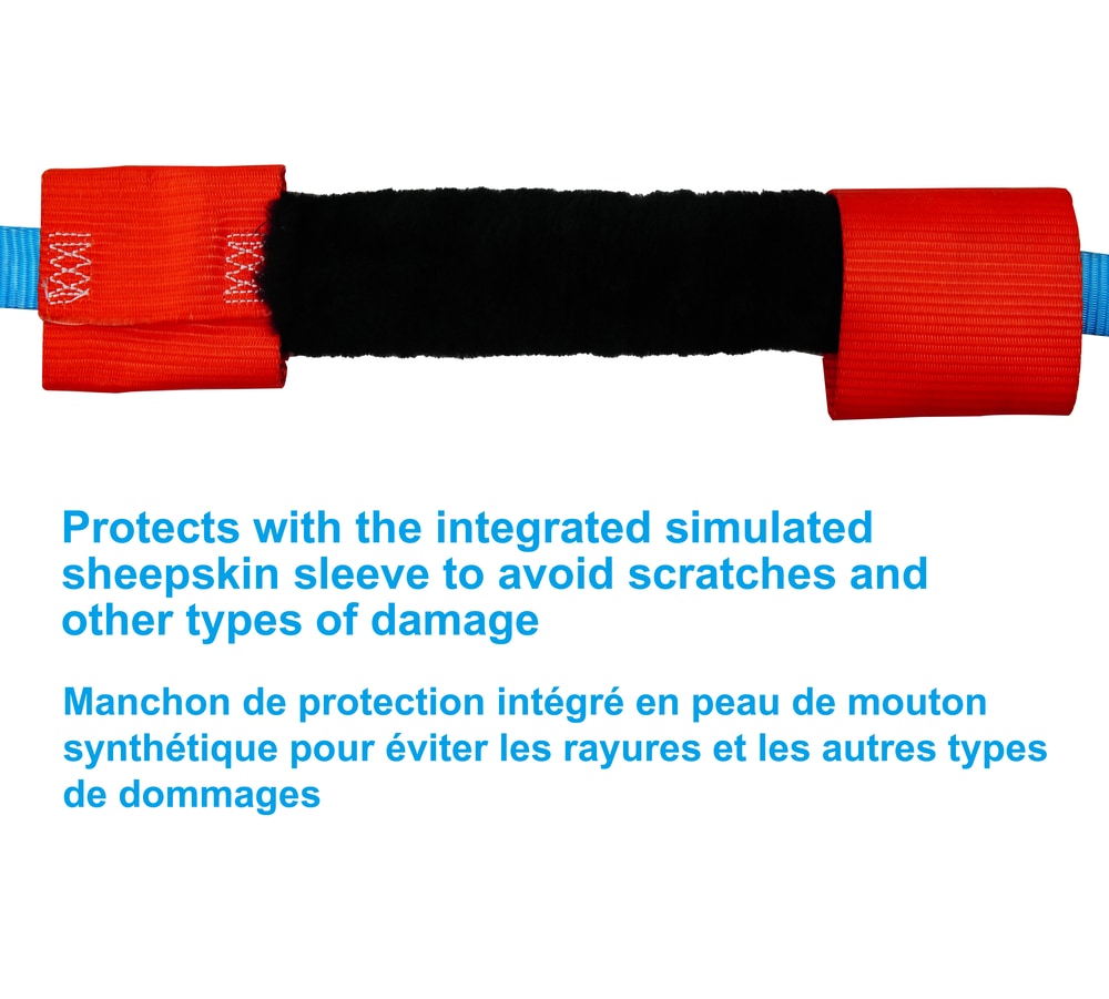 1,200-lb Motorcycle Tie Down Strap, 1 3/8-in x 12-ft