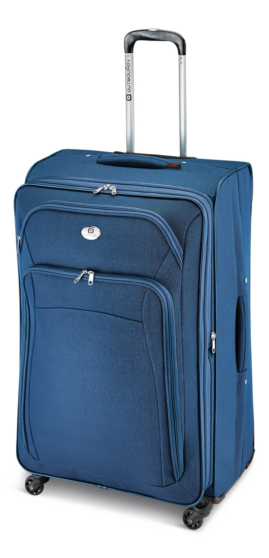 Coast Expandable Softside Spinner Wheel Travel 28-in Suitcase, Wet Pocket, Blue
