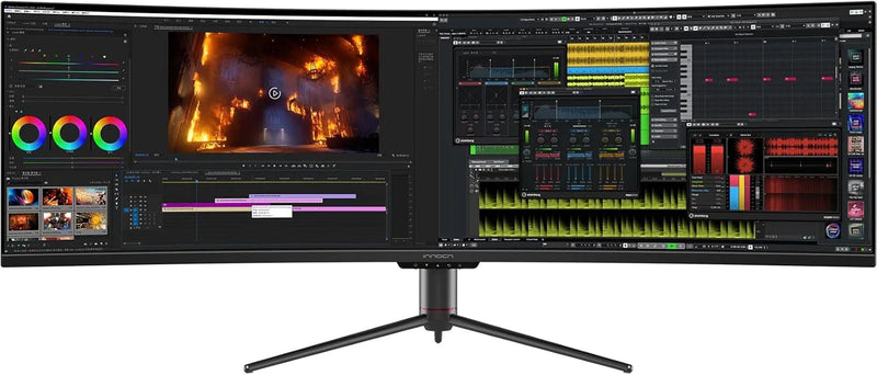 INNOCN 49" Curved Gaming Monitor, 144Hz, HDR400, USB-C, 49C1G X1461