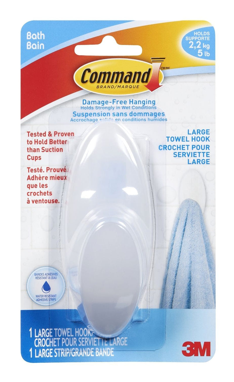 Command Large Bathroom Hook X7407