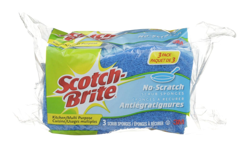 All-Purpose Non-Scratch Scrub Sponge, 3-pk A4723