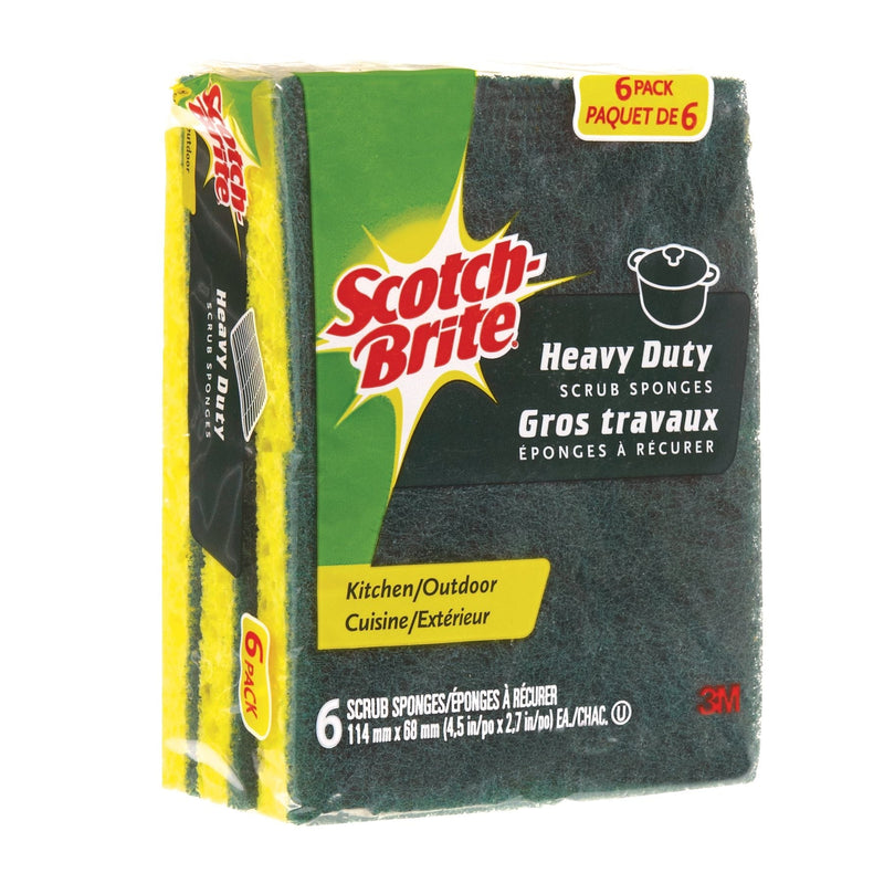 Heavy Duty Scrub Sponge, 6-pk R1160