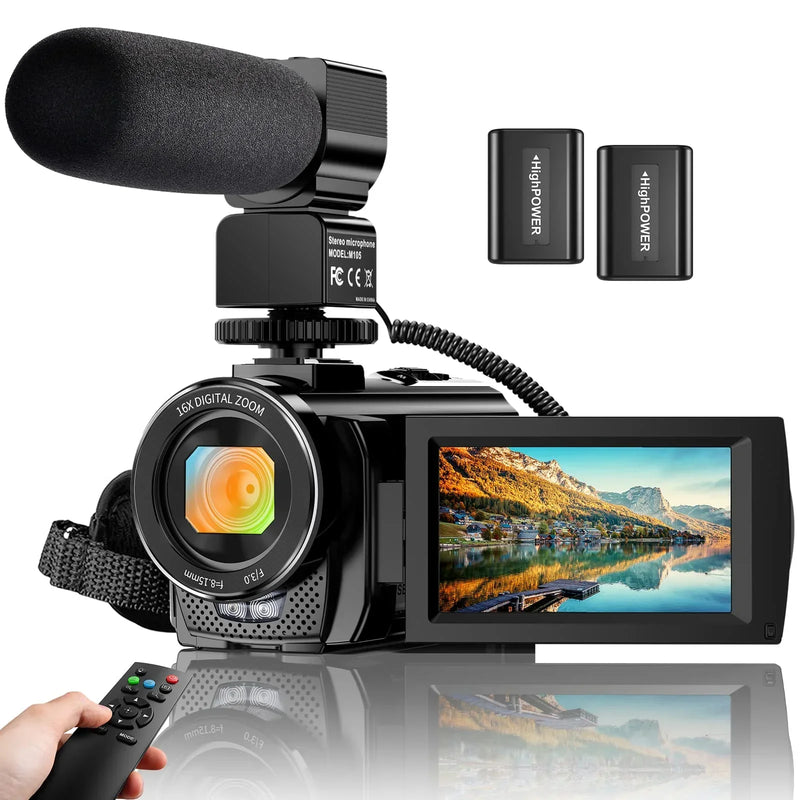Video Camera Vlogging Camera Recorder FHD 1080P W5352