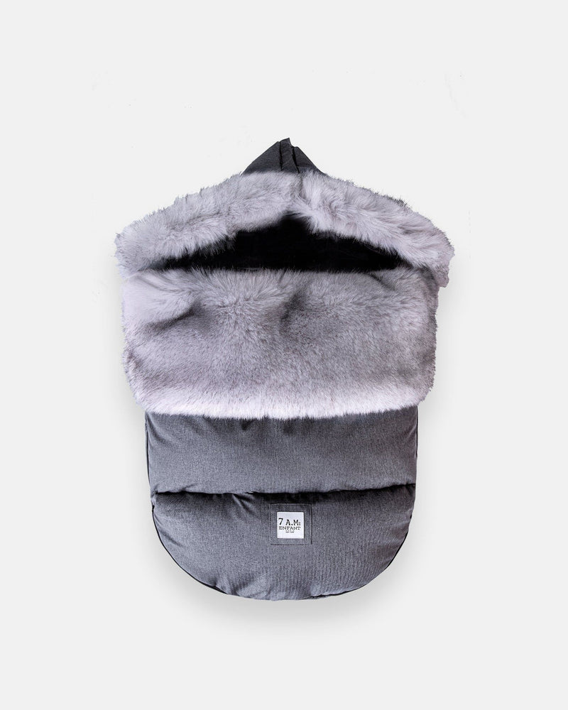 Enfant PlushPod - Tundra Heather Grey Dark Faux, 0-18M V353