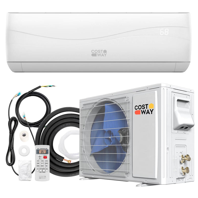 18000 BTU Mini Split Air Conditioner Heater 19 SEER2 1250 Sq. Ft Coverage D0688