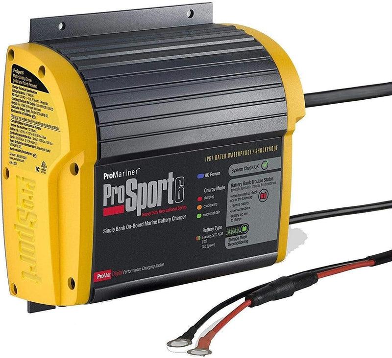 20 amperes, 12/24 volts, 2 battery packs, waterproof, waterproof battery charger for use on water. I0300