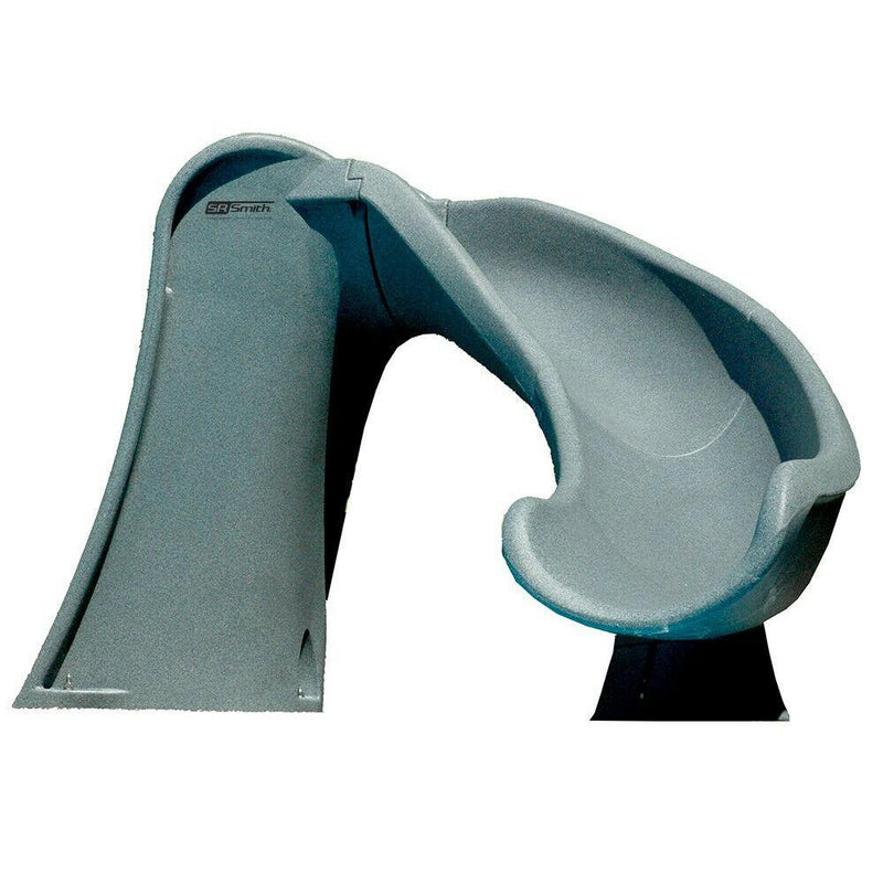 Cyclone Right Curve Swimming Pool Slide, Gray Granite A1577