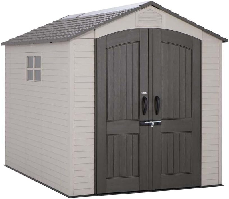 A 12-foot-long outdoor storage rack Q8669