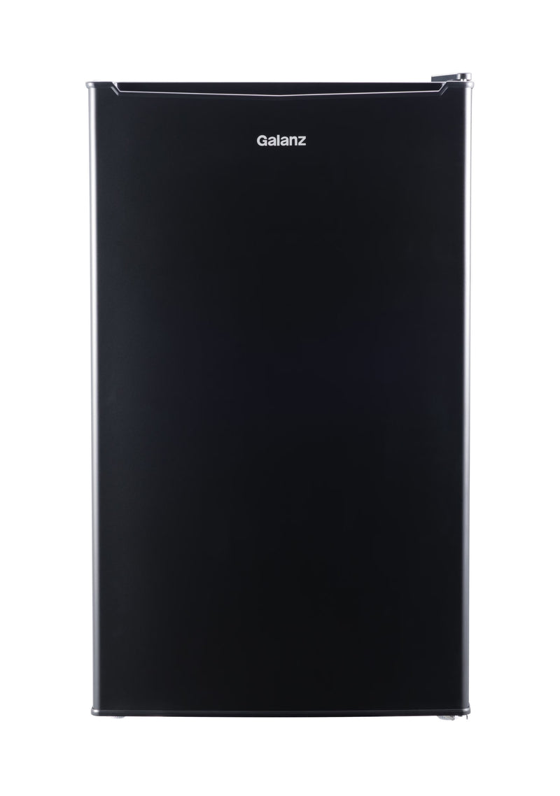 Galanz 3.3 Cu ft One Door Mini Fridge, Black Estar, New P4050