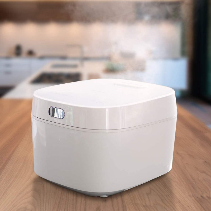Buffalo White IH SMART COOKER, Rice Cooker and Warmer, 1 L, 5 cups of rice, Non-Coating inner pot, Efficient, Multiple function, Induction Heating... T7398