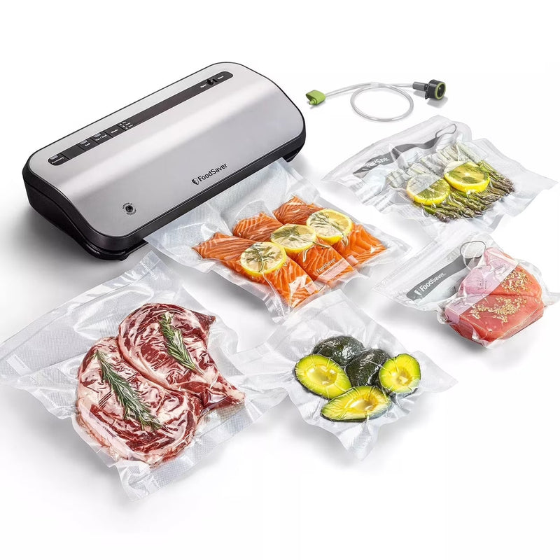 2195546 Preserve Vacuum Sealer, Special 14-Piece Starter Kit with Vacuum Seal Roll and Bags F5367