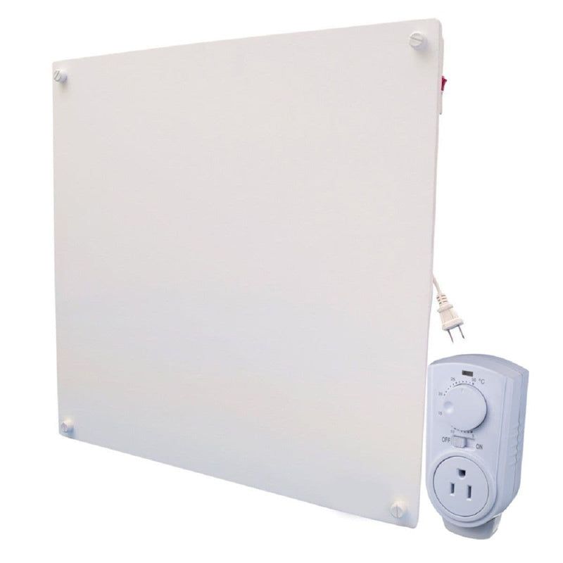 Electric Heater with Plug-in Thermostat, 400W, White Z9096