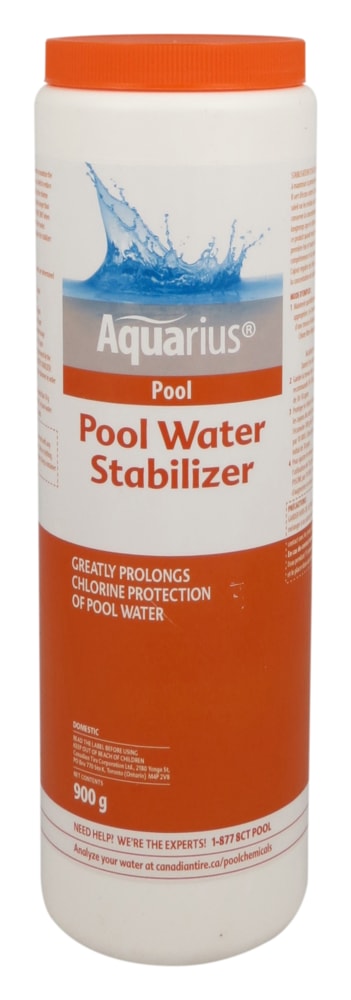 Pool Water Stabilizer, Chlorine Protection, 900-g