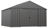 Classic 12x12-ft Charcoal Corrosion-Resistant Metal Shed