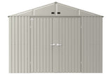 Elite 10x14-ft Cool Grey Corrosion-Resistant Steel Shed