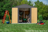 Ironwood Steel Hybrid Shed Kit, Anthracite, 10-ft x 8-ft