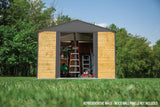 Ironwood Steel Hybrid Shed Kit, Anthracite, 10-ft x 8-ft