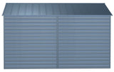 Select Galvanized Steel Storage Shed, Blue Grey, 10-ft x 12-ft