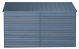 Select Galvanized Steel Storage Shed, Blue Grey, 10-ft x 12-ft