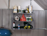 Telescoping 3-Tier Galvanized Steel Shelf Kit