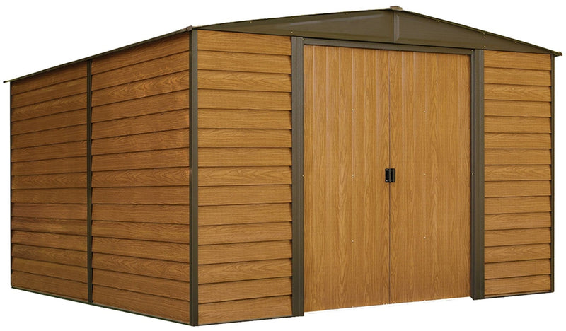 Woodridge Electro Galvanized Steel Storage Shed, 10-ft x 12-ft I7424