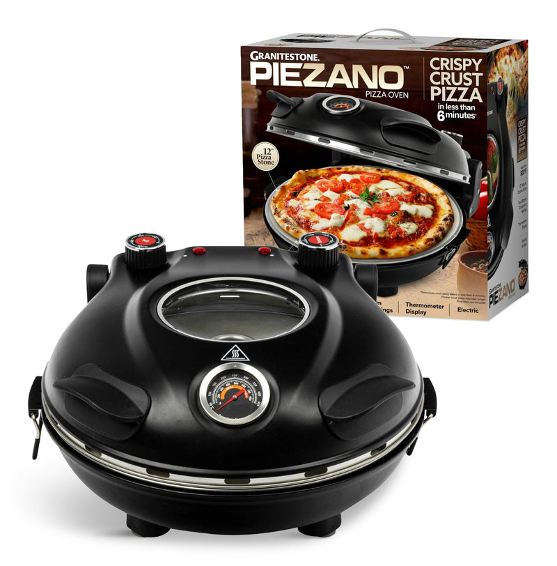 Piezano Electric Pizza Oven, 12-in, Black P5174