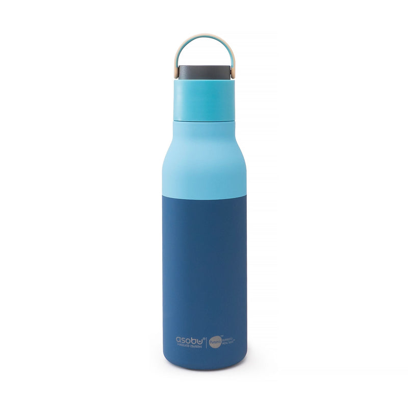 Metro Ceramic Water Bottle, 22-oz, Pastel Blue Z8418