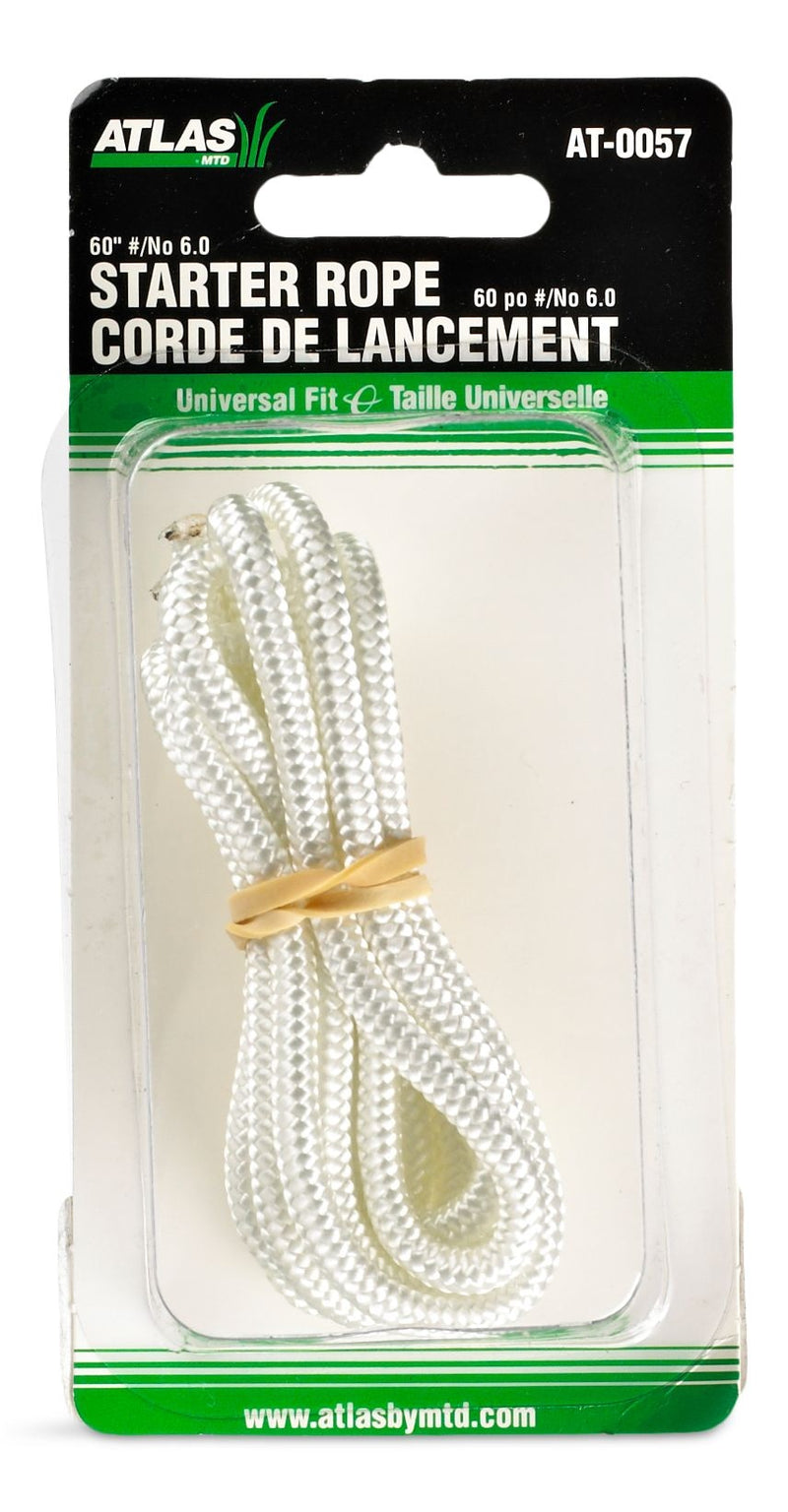 Lawn Mower Replacement Starter Cord/Rope, 60-in x 1/4-in Nylon F1231