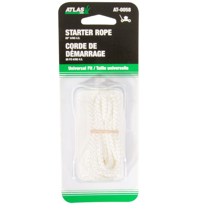 Lawn Mower Replacement Starter Cord/Rope, Nylon, 88-in x 1/8-in K9190