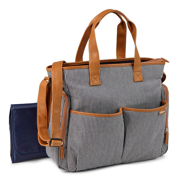 Fashion Tote Diaper Bag with Changing Pad, Assorted C2199