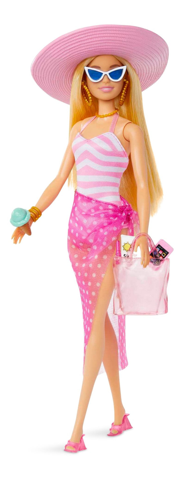 Beach-Themed Blonde Doll, Ages 3+ U2175