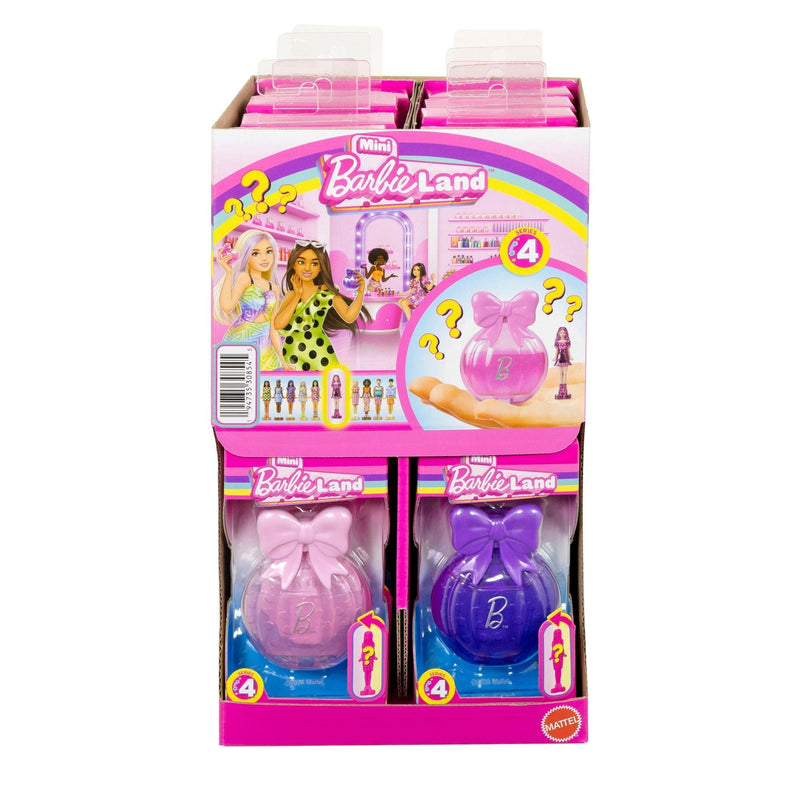 Mini BarbieLand Series 4 Fashionista Dolls with Surprise Blush Reveal, Assorted Styles G4987