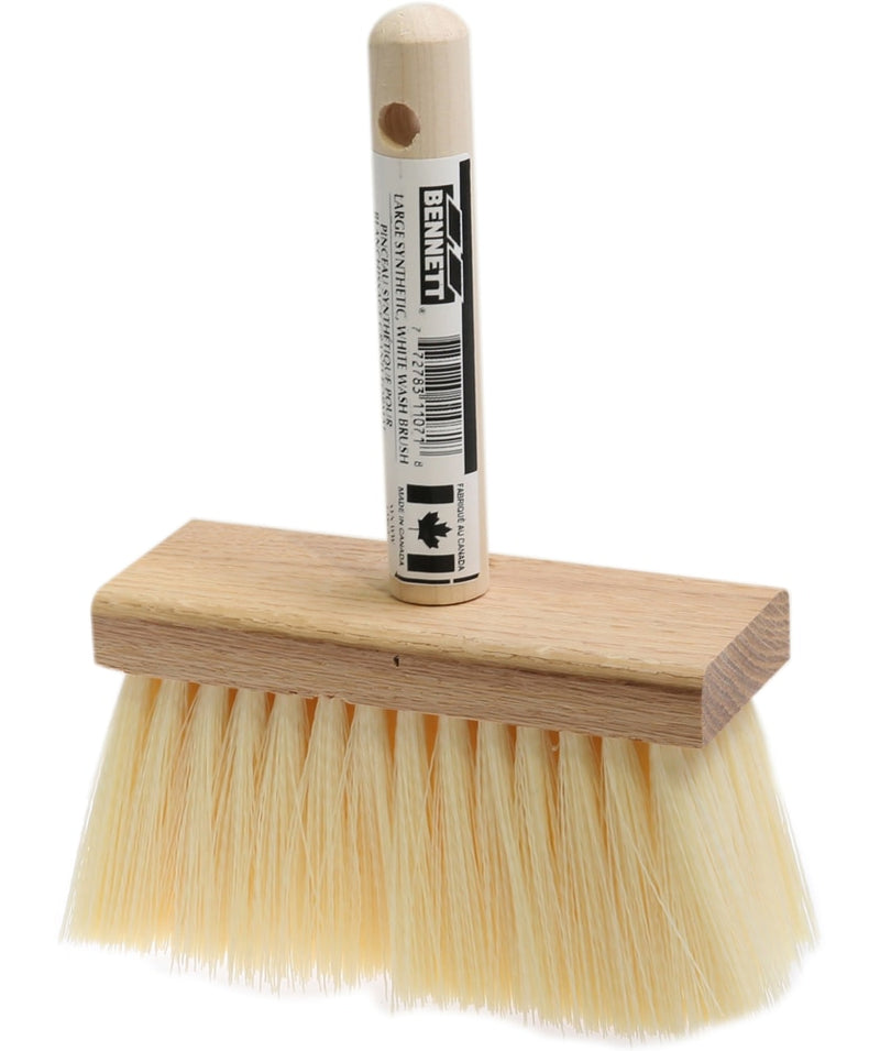 Large White Natural Fibre Wash Brush, 150-mm P4701