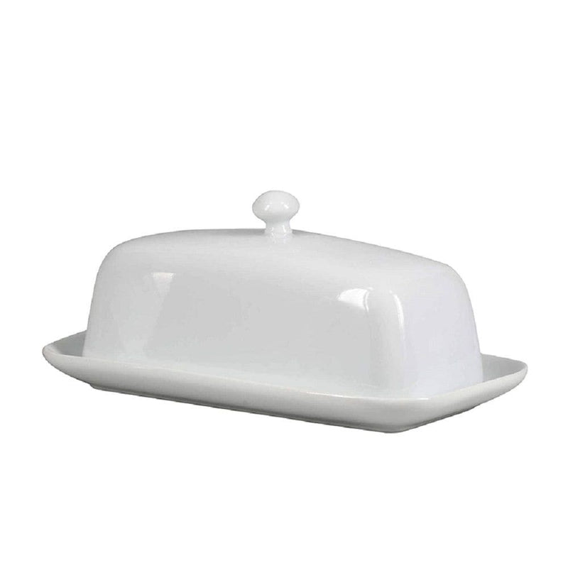 Porcelain Butter Dish with Knob S2303