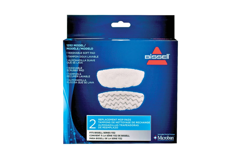 Bissell Symphony Replacement Steam Mop Pads, 2-pk R2839