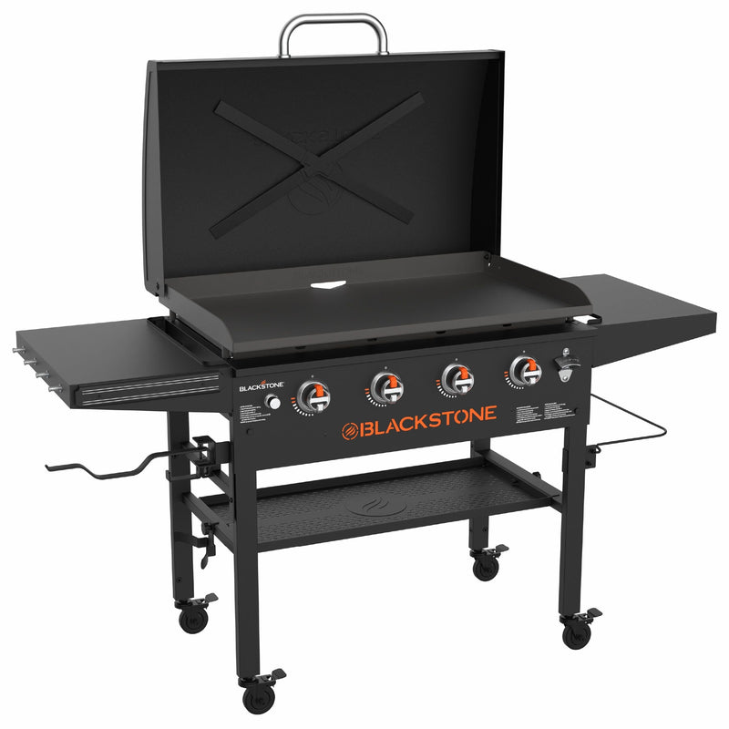 4-Burner LP Gas Portable Griddle with Lid, 36-in E6944