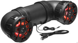 Audio ATV65BRGB All Terrain Powersport Sound System/Speakers, Built-In Amplifier/Wireless for ATV/UTV, Black