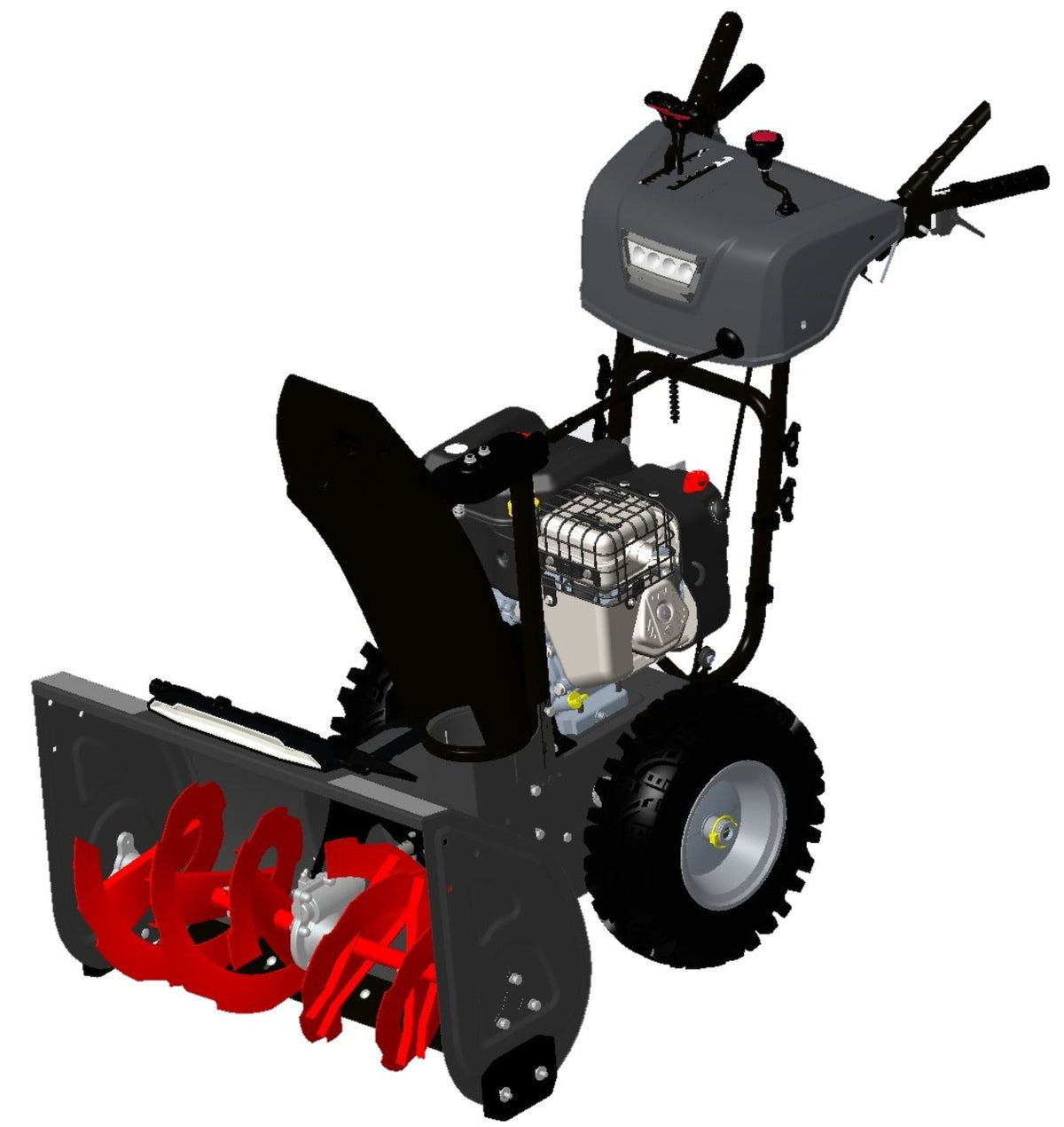 2-Stage Gas Snowblower with Electric Start, 306cc, 27-in