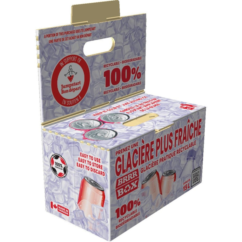 Recyclable Biodegradable Cooler, 15-L, White Z2817