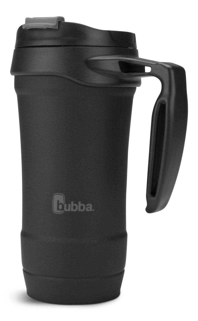 Hero Stainless Steel Insulated Travel Mug with Handle, Rubberized Licorice, 18 oz I2697